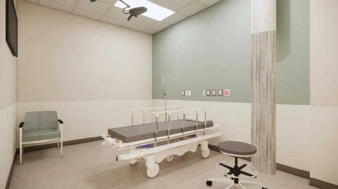 Proposed ED Exam Room